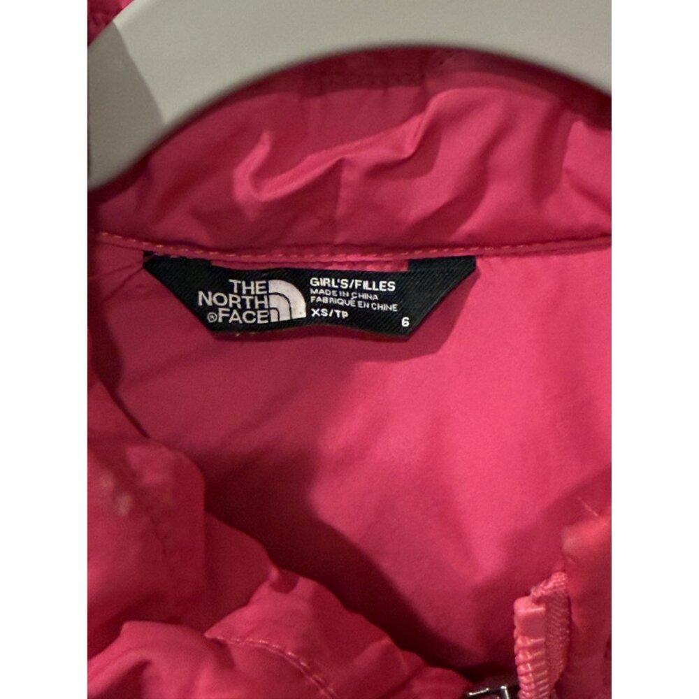 The North Face Girls Pink Puffer Jacket XS 6 Lightweight Down Insulated Outerwea - Picture 4 of 8